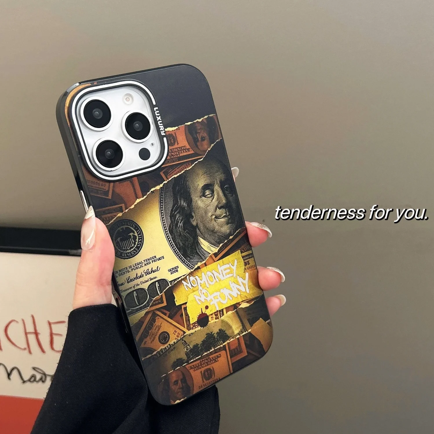 100 dollar bill benjamin phone case