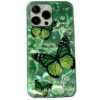 green butterfly phone case