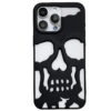 black hollow skeleton phone case