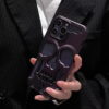 Purple Hollow Skeleton Phone Case