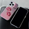 girl kiss phone case