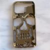 gold hollow skeleton phone case