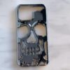 silver hollow skeleton phone case