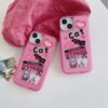 cute pink kitty cat phone case