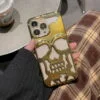 gold hollow skeleton phone case