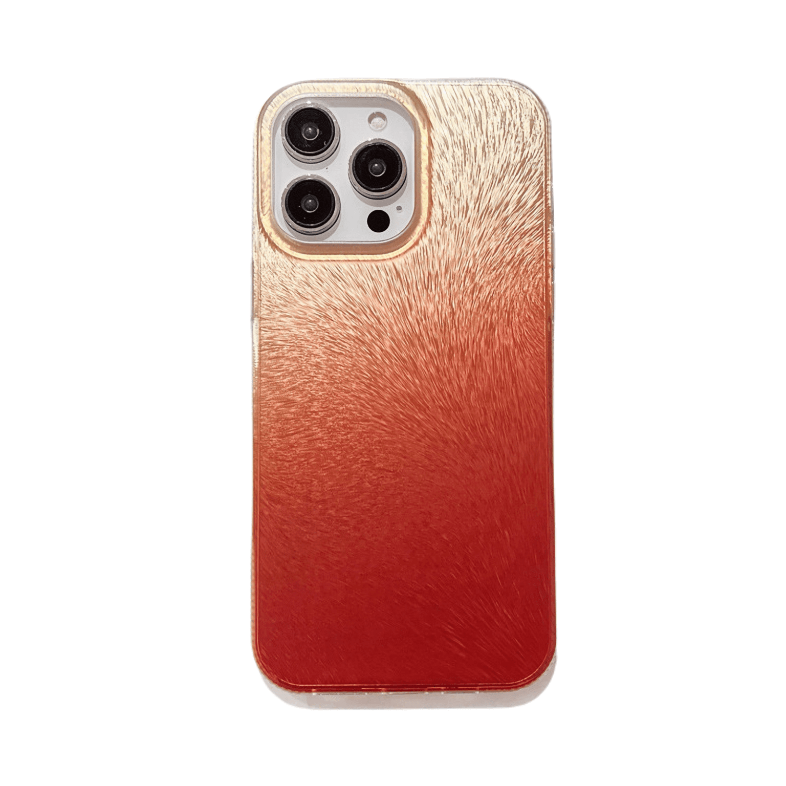 fur gradient phone case