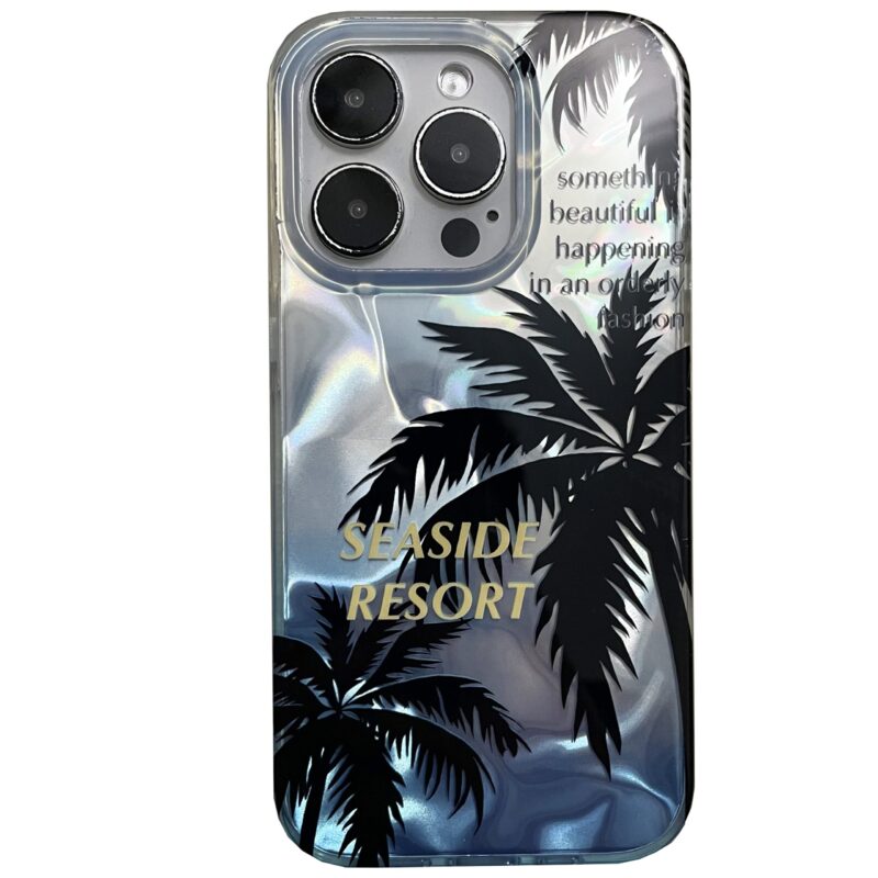 wavy sea side phone case