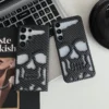 hollow skull skeleton phone case