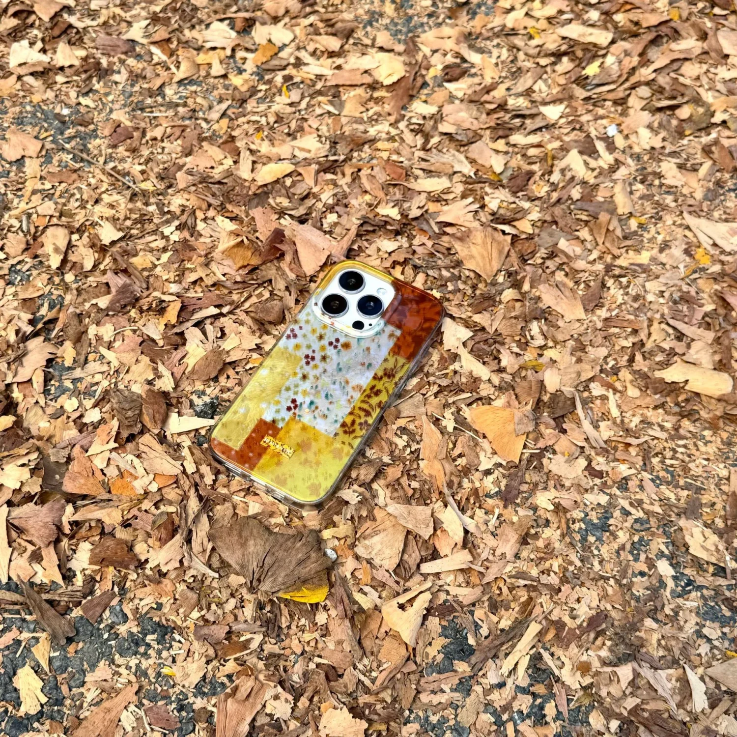 autumn fall leaves phone case