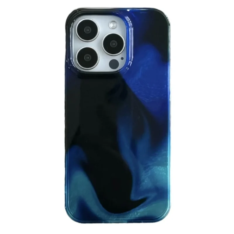 blue flames phone case