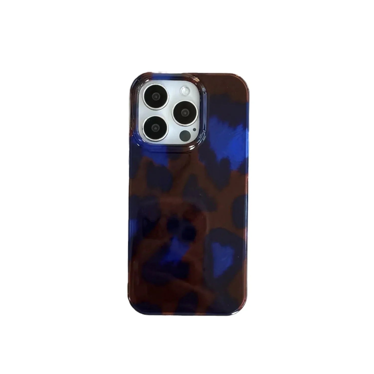 blue leopard phone case