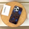 blue leopard phone case