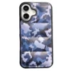 blue camo puffer phone case