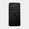 black hollow skeleton phone case