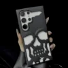 black hollow skeleton phone case