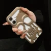 gold hollow skeleton phone case