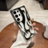 silver hollow flames phone case