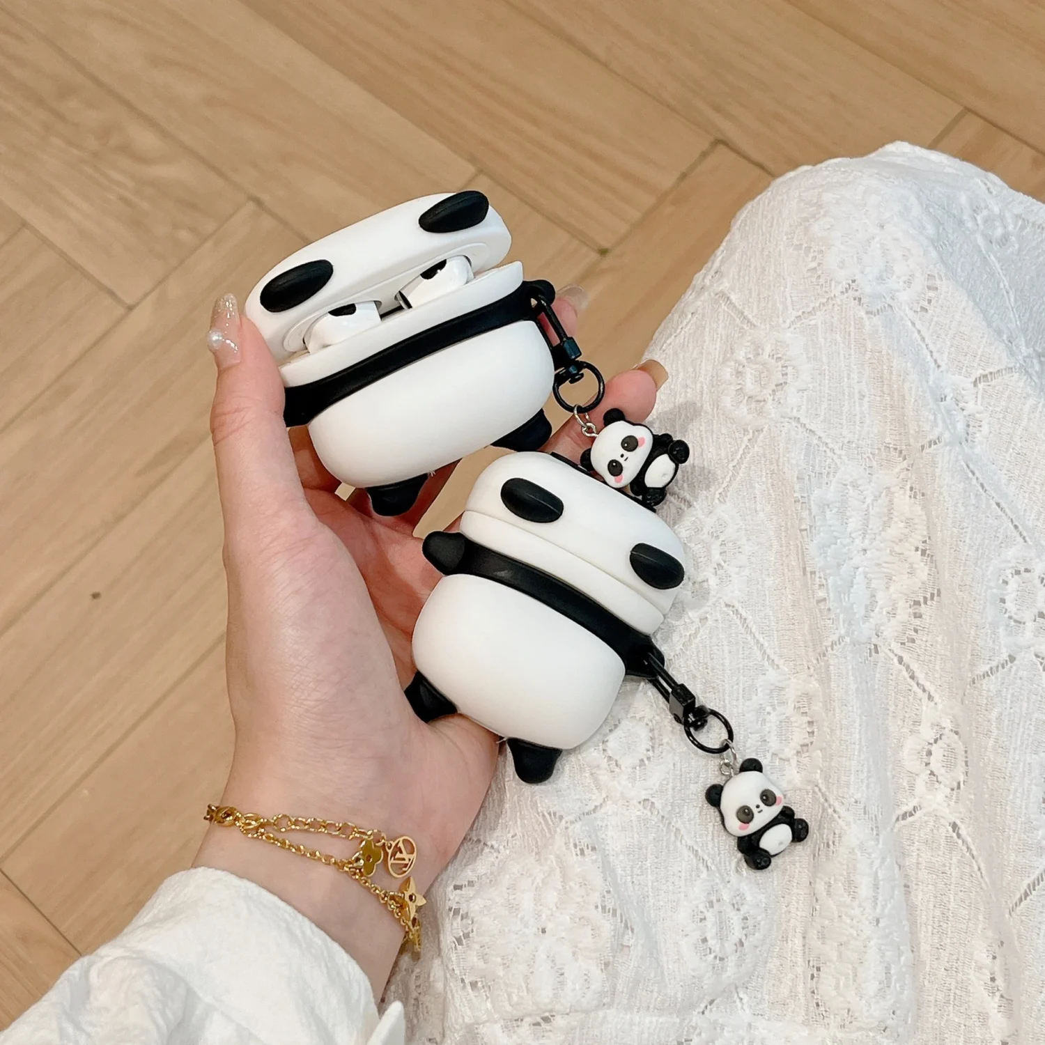 lazy panda airpod case