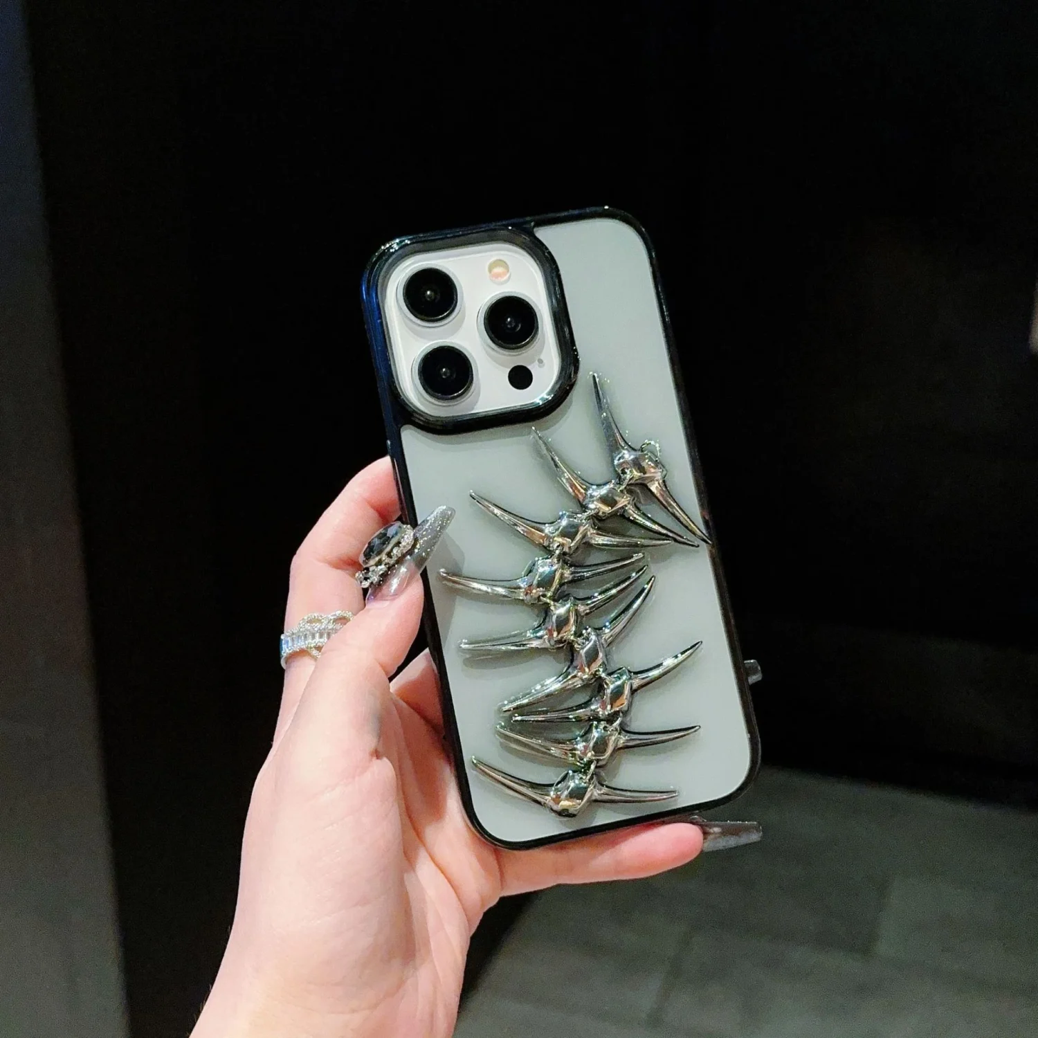 skeleton fish bone phone case